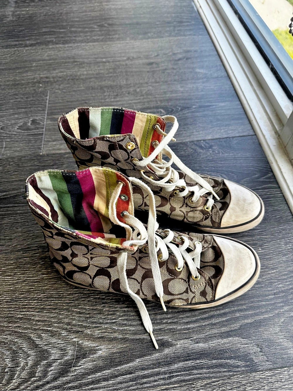 Coach Bonney Signature High Top Sneaker Sneakers